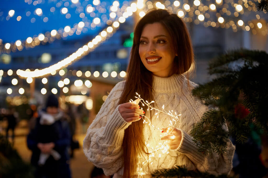 Christmas in Vienna is magical, lights and sparke and beautifil portraits