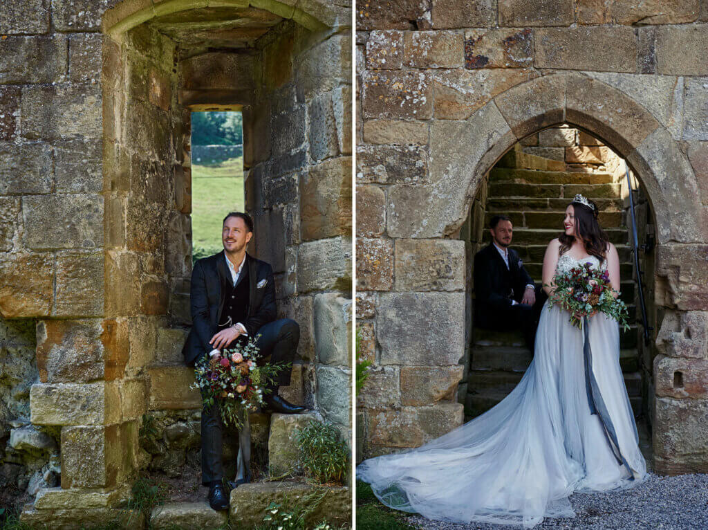 Ein sommerliches Hochzeits Fotoshoot in Danby Castle, Yorkshire