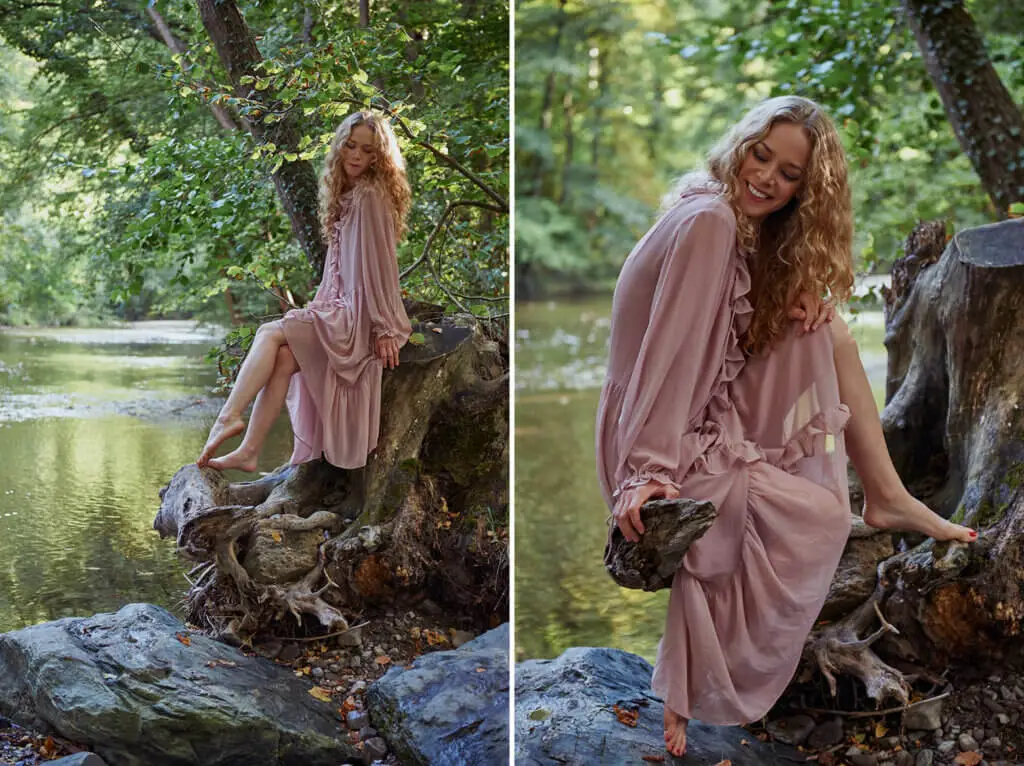 Ein sommerliches Fotoshoot im Wasser, Ophelia