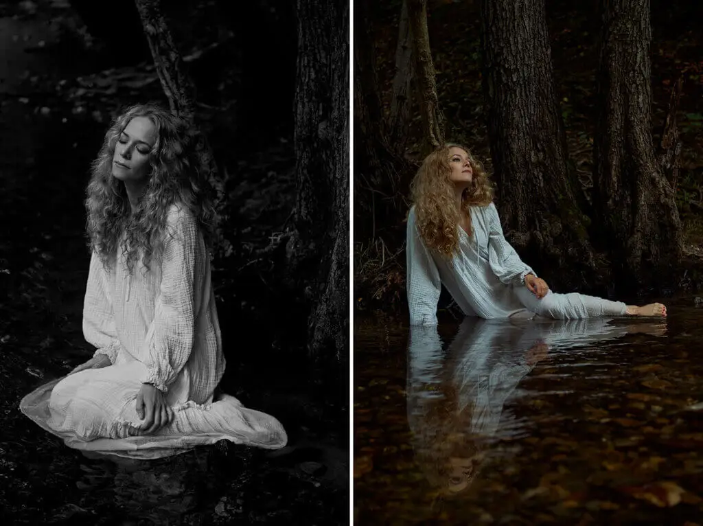 Ein sommerliches Fotoshoot im Wasser, Ophelia