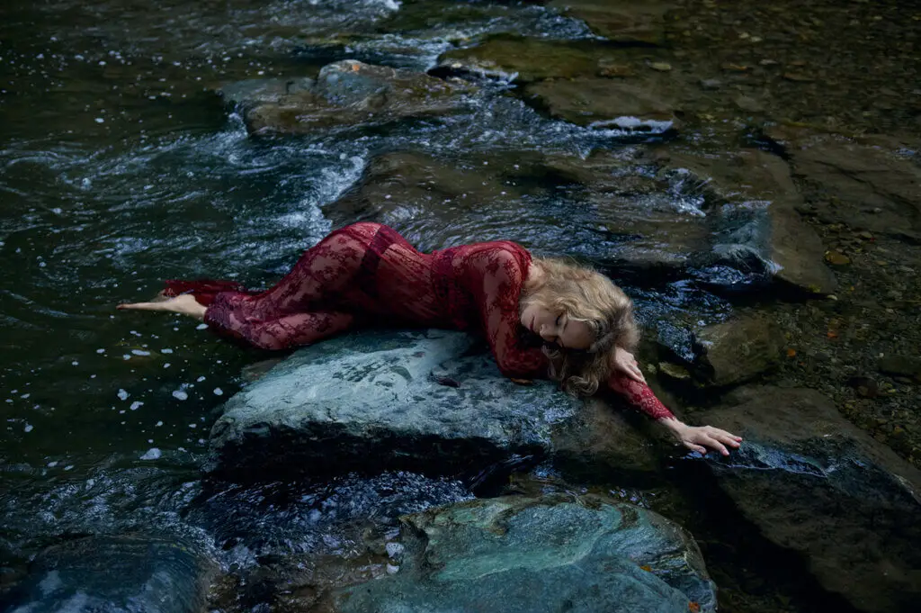 Ein sommerliches Fotoshoot im Wasser, Ophelia